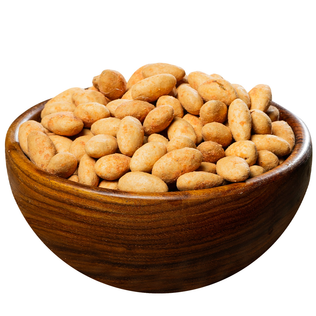 Crunchy BBQ almonds
