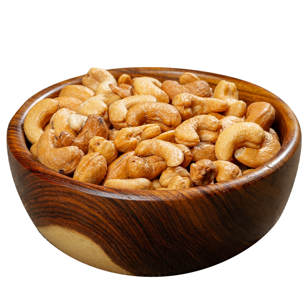 Extra roasted cashews without salt
