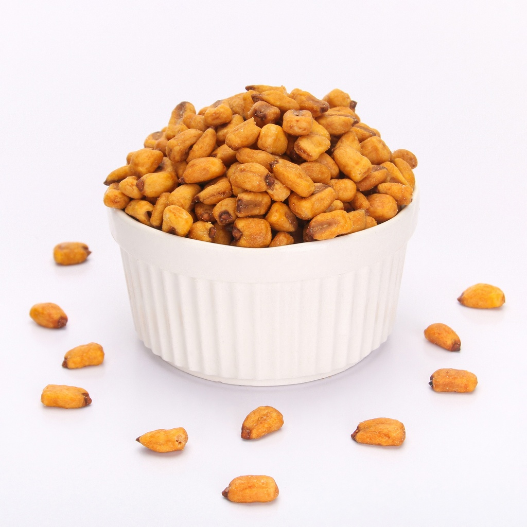 Roasted corn with salt