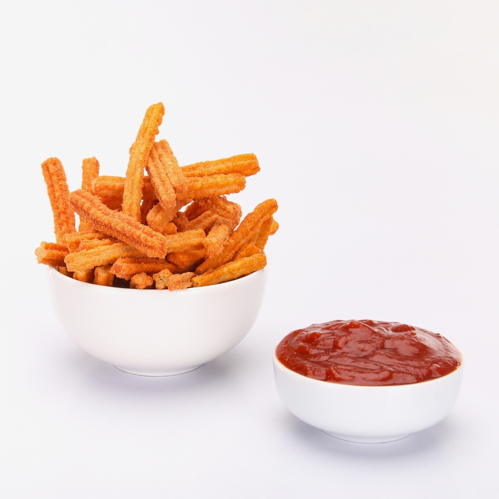 Finger Crackers with Ketchup