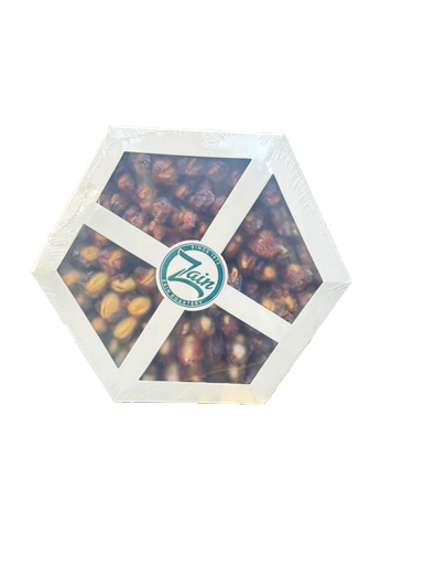 [505317] عبوة تمر برميم بالمكسرات رباعية