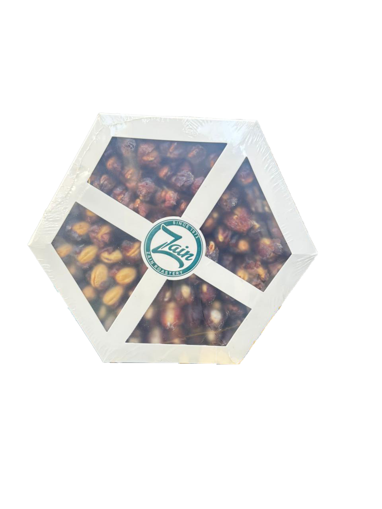 عبوة تمر برميم بالمكسرات رباعية